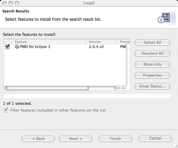 Select PMD for Eclipse Size 3